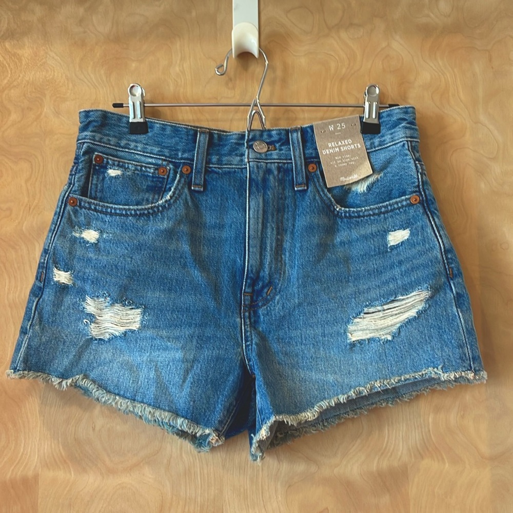 Madewell relaxed denim shorts